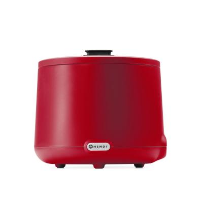 Kotlik na polévku UNIQ, HENDI, designed by Robert Bronwasser, 8L, Červená, 230V/500W, ⌀365x(H)325mm | 860571
